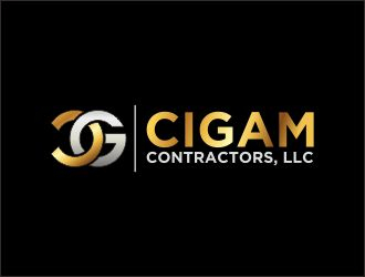 Cigam Contractors, LLC logo design by josephira