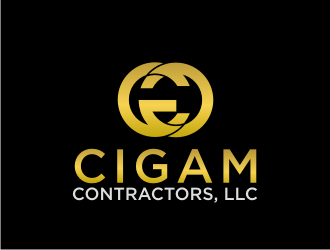 Cigam Contractors, LLC logo design by BintangDesign