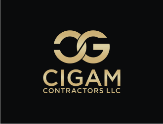 Cigam Contractors, LLC logo design by blessings