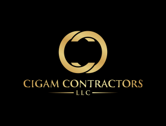 Cigam Contractors, LLC logo design by aflah