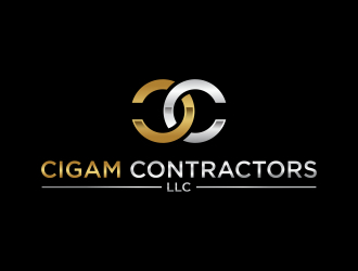 Cigam Contractors, LLC logo design by javaz