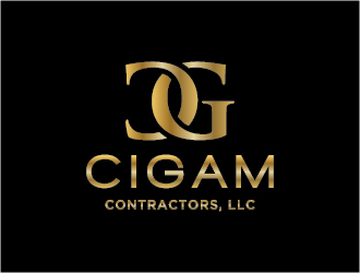 Cigam Contractors, LLC logo design by Fear