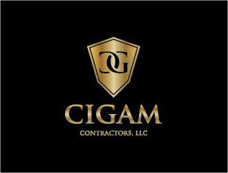 Cigam Contractors, LLC logo design by Fear