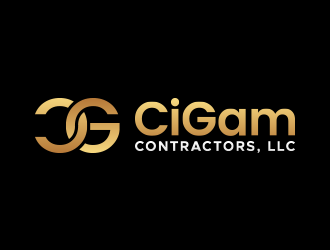 Cigam Contractors, LLC logo design by lexipej