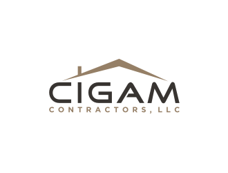 Cigam Contractors, LLC logo design by Artomoro