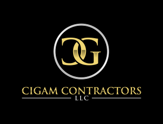 Cigam Contractors, LLC logo design by GassPoll