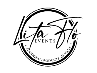 LitaFlo Events (Planning - Products - Services) logo design by ElonStark