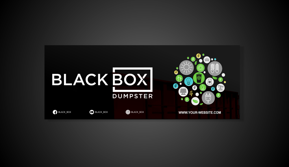 Black Box Dumpster logo design by Dhieko