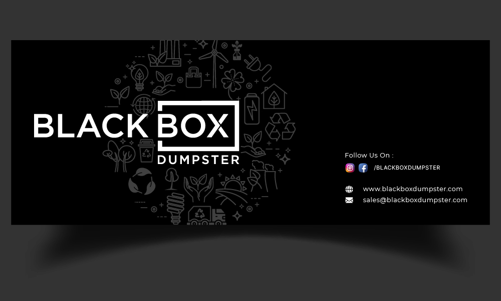 Black Box Dumpster Logo Design