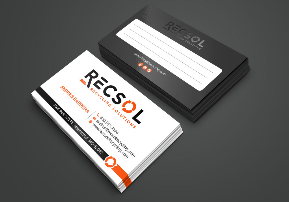 RECSOL - Recycling Solutions  logo design by Boomstudioz