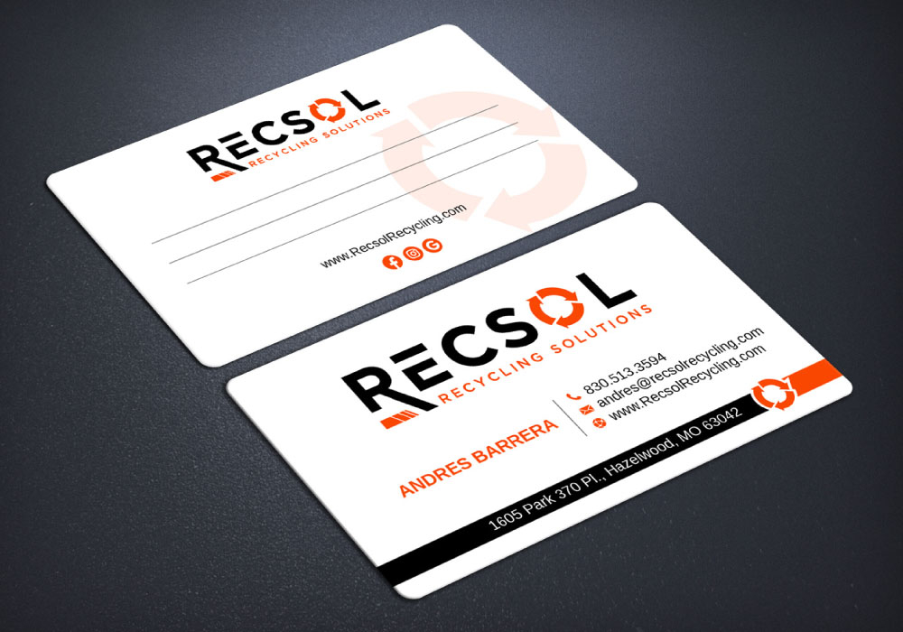 RECSOL - Recycling Solutions  logo design by Boomstudioz