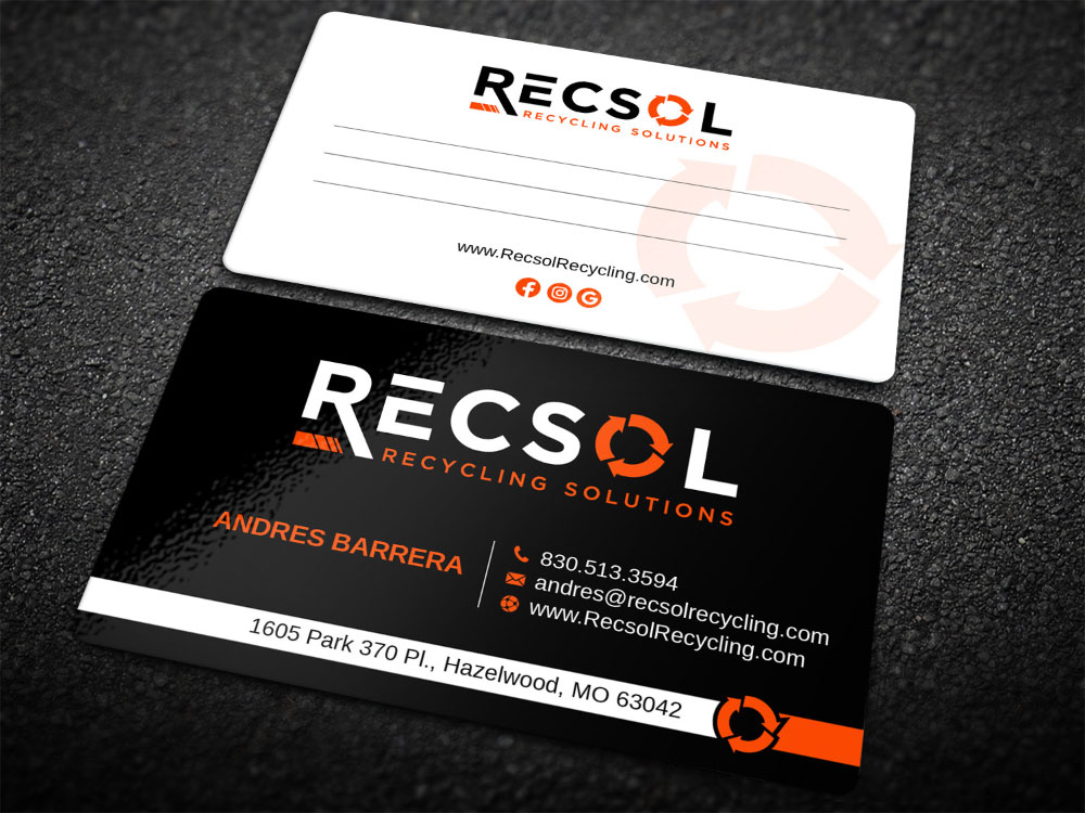 RECSOL - Recycling Solutions  logo design by Boomstudioz