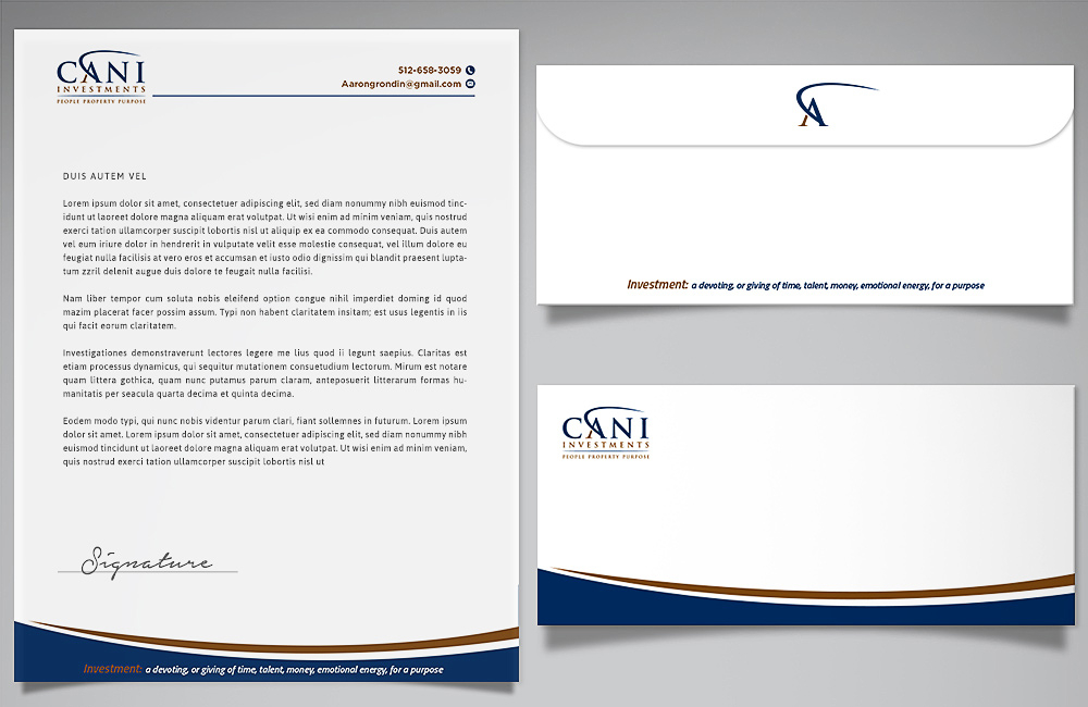 CANI Investments  logo design by scriotx