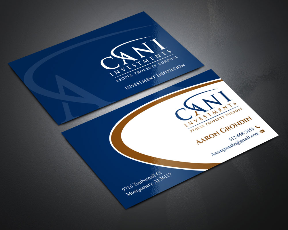CANI Investments  logo design by Boomstudioz