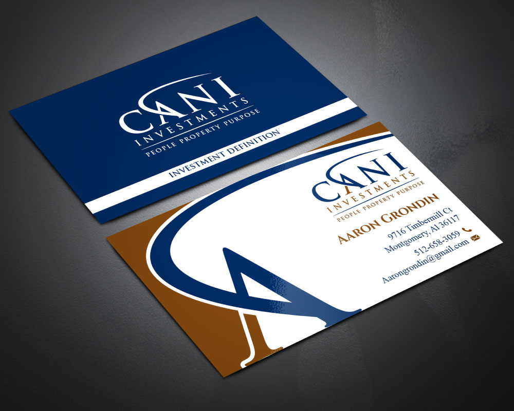 CANI Investments  logo design by Boomstudioz