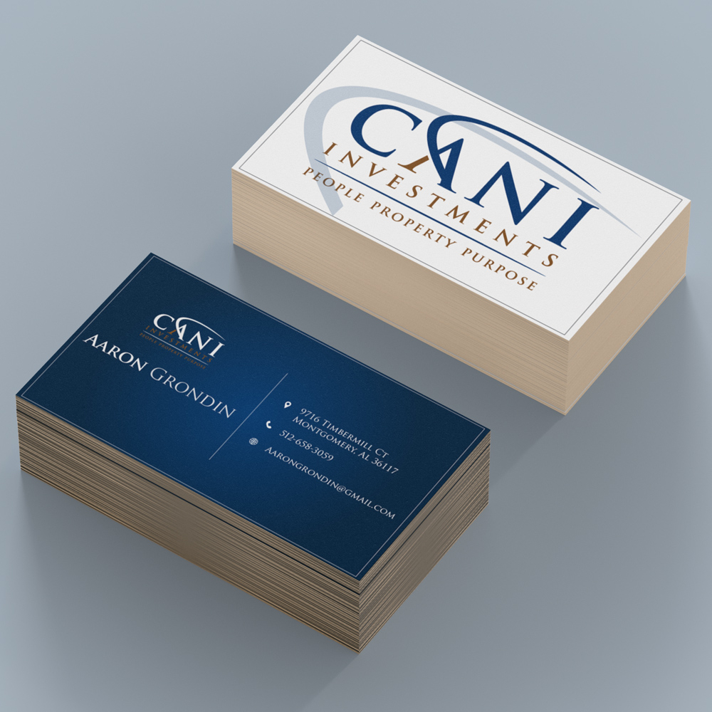 CANI Investments  logo design by ansh