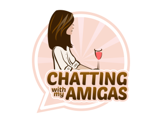 Chatting with My Amigas logo design by IrvanB