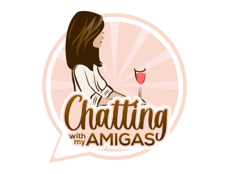 Chatting with My Amigas logo design by IrvanB
