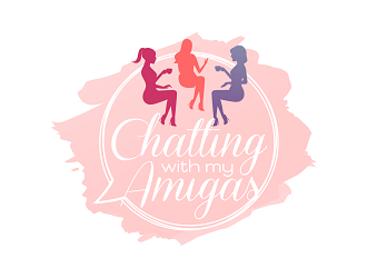 Chatting with My Amigas logo design by haze