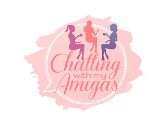 Chatting with My Amigas logo design by haze
