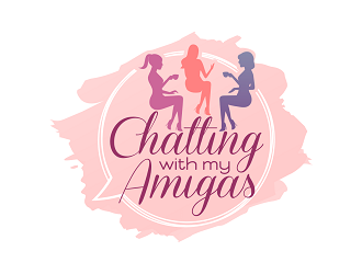 Chatting with My Amigas logo design by haze