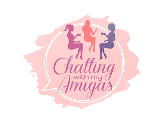 Chatting with My Amigas logo design by haze
