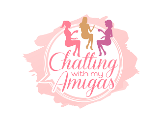 Chatting with My Amigas logo design by haze