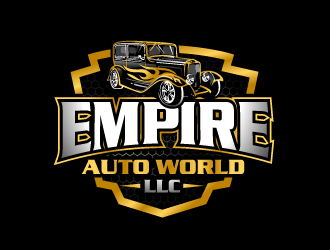 EMPIRE AUTO WORLD LLC logo design by aRBy