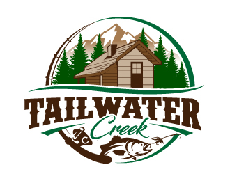 Tailwater Creek logo design by jaize