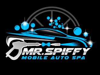 Mr. Spiffy Mobile Auto Spa logo design by ElonStark