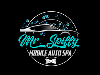 Mr. Spiffy Mobile Auto Spa logo design by 3Dlogos