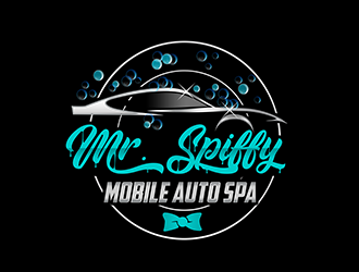 Mr. Spiffy Mobile Auto Spa logo design by 3Dlogos