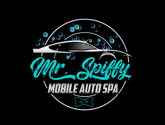 Mr. Spiffy Mobile Auto Spa logo design by 3Dlogos