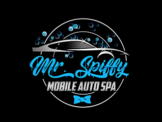 Mr. Spiffy Mobile Auto Spa logo design by 3Dlogos
