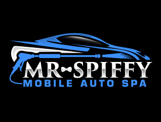 Mr. Spiffy Mobile Auto Spa logo design by ElonStark