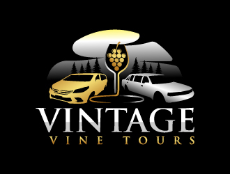 Vintage Vine Tours logo design by MUSANG