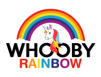Whooby Rainbow logo design by Suvendu