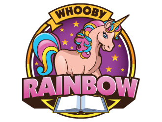 Whooby Rainbow logo design by LucidSketch