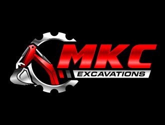 MKC EXCAVATIONS logo design by ingepro