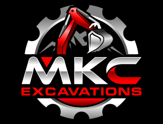 MKC EXCAVATIONS logo design by ingepro