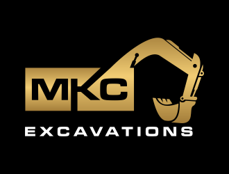 MKC EXCAVATIONS logo design by ozenkgraphic