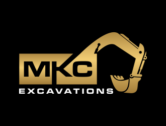 MKC EXCAVATIONS logo design by ozenkgraphic