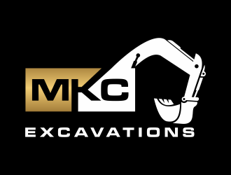 MKC EXCAVATIONS logo design by ozenkgraphic