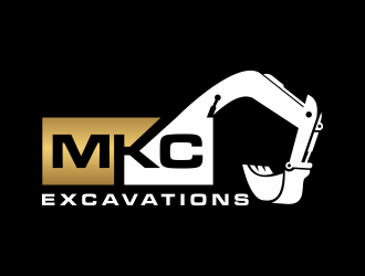 MKC EXCAVATIONS logo design by ozenkgraphic