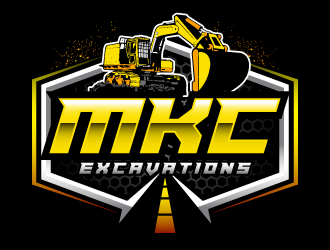 MKC EXCAVATIONS logo design by PRN123