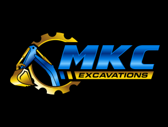 MKC EXCAVATIONS logo design by ingepro