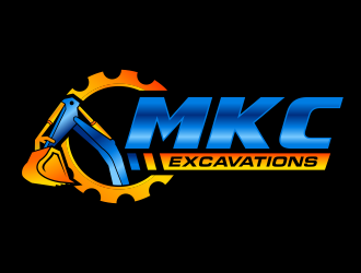 MKC EXCAVATIONS logo design by ingepro