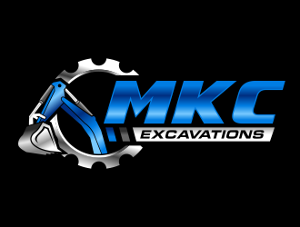 MKC EXCAVATIONS logo design by ingepro