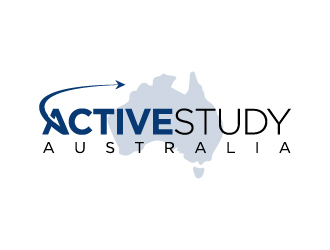 Active Study Australia logo design by jonggol