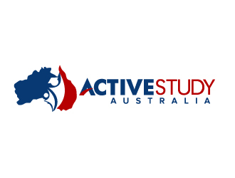 Active Study Australia logo design by jaize